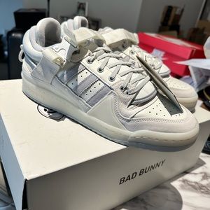 Adidas Last Forum Bad Bunny lows White size 10.5. Available 🔥 🔥 Brand New